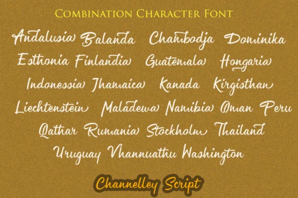Channelley Font by Arief.hk — Script Handwritten Font — thumbnail 2