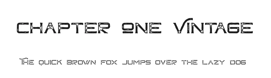 Chapter One Vintage by Dikas Studio β Decorative Font