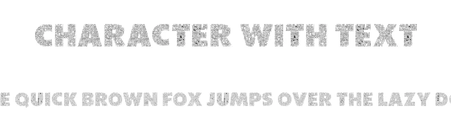 Character With Text