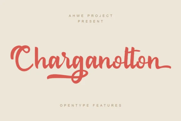 Charganolton Font by ahweproject — Script Handwritten Font