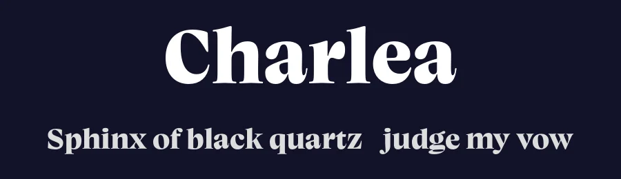 Charlea by Kereatype Studio — Serif Font — thumbnail 2