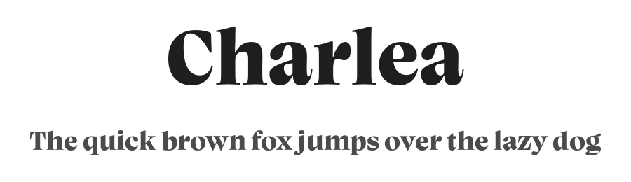 Charlea by Kereatype Studio — Serif Font