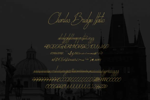 Charles Bridge Signature Handwritten Font by Chococreator — Script Handwritten Font — thumbnail 2