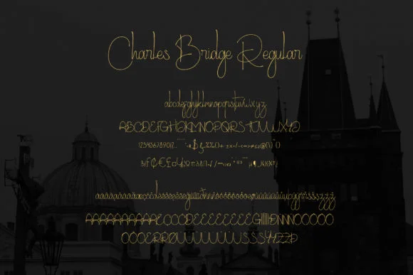 Charles Bridge Signature Handwritten Font by Chococreator — Script Handwritten Font — thumbnail 3