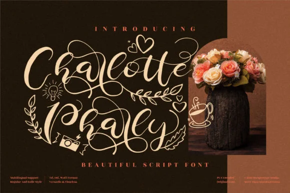 Charlotte Pharly Font by Perspectype — Script Handwritten Font