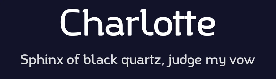 Charlotte by Benoît Sjöholm — Sans Serif Font — thumbnail 2