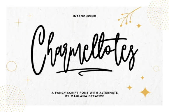 Charmellotes Font by Maulana Creative — Script Handwritten Font