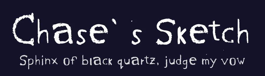 Chase's Sketch by FontPanda — Decorative Font — thumbnail 2