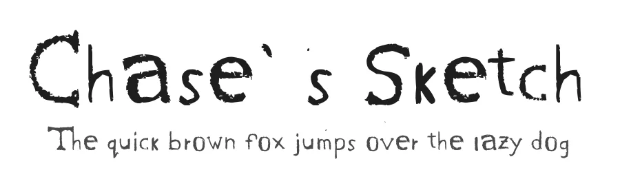 Chase's Sketch by FontPanda — Decorative Font