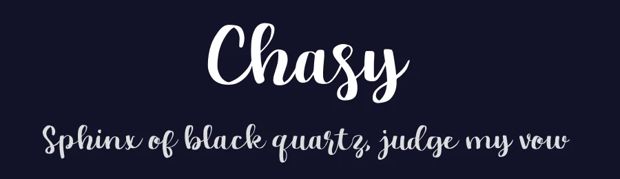 Chasy by studioDelapan — Script Handwritten Font — thumbnail 2