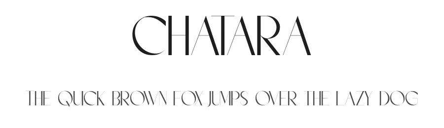Chatara by Saxofont — Sans Serif Font