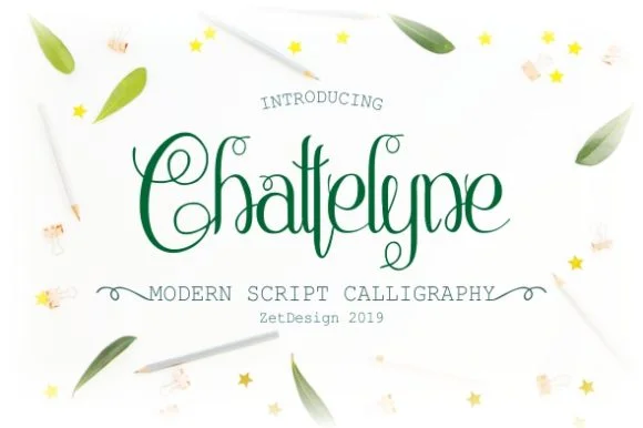 Chattelyne Font by ZetDesign — Script Handwritten Font