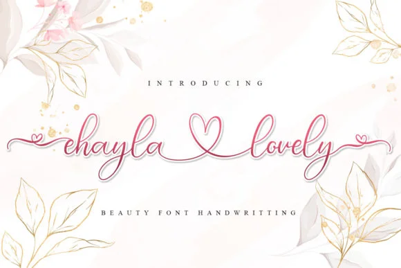 Chayla Lovely Font by niyos.studio — Script Handwritten Font