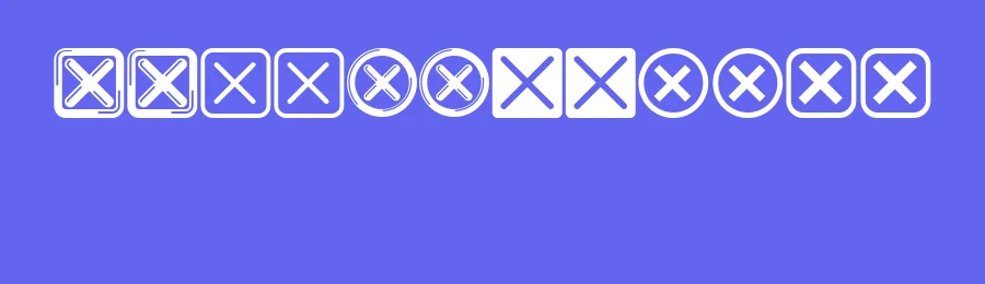 Check Icons by Vladimir Nikolic — Dingbats Font — thumbnail 3
