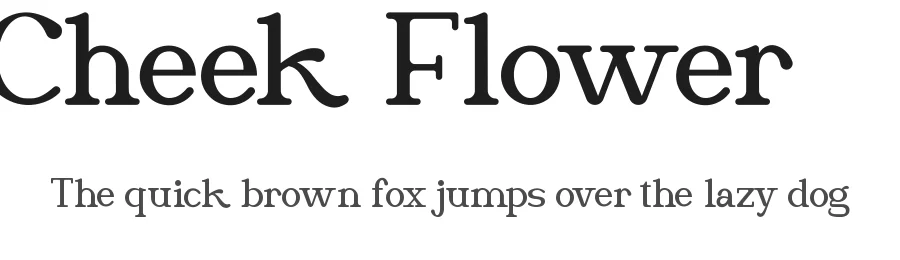 Cheek Flower