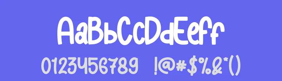 Cheerful Peach by Alif Ryan Zulfikar — Decorative Font — thumbnail 3