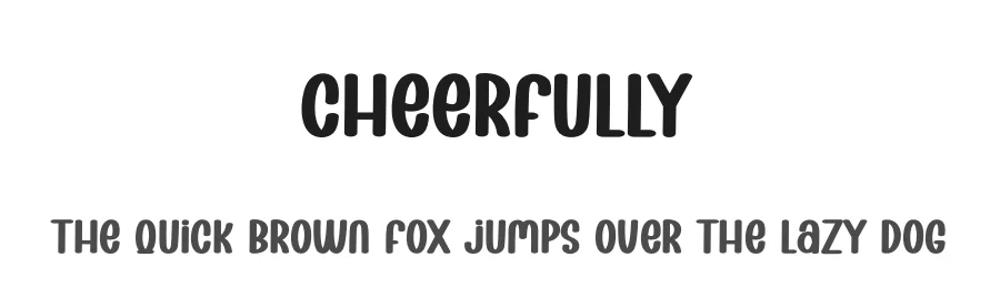 Cheerfully