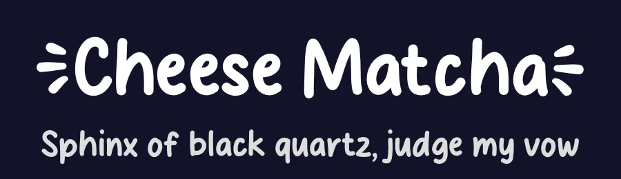 Cheese Matcha by MJType — Decorative Font — thumbnail 2