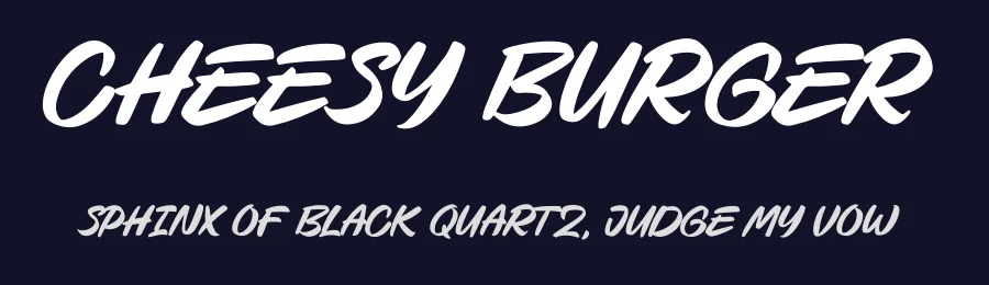 Cheesy Burger by Ronny Studio — Script Handwritten Font — thumbnail 2