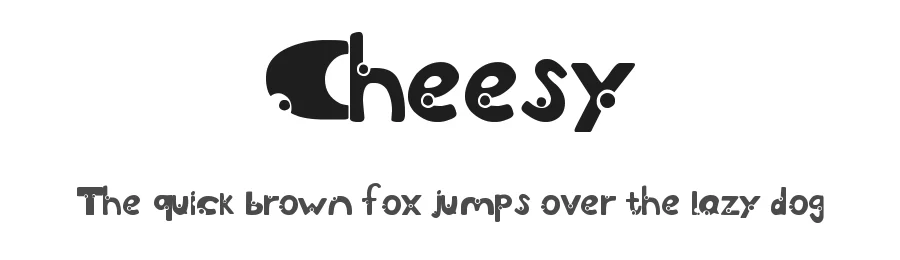 Cheesy by Szabolcs Szanto — Decorative Font