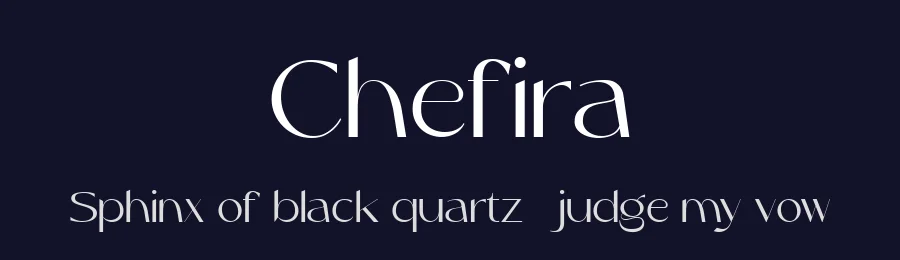 Chefira by Tezar Tantular — Sans Serif Font — thumbnail 2