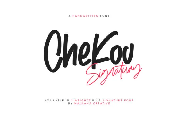 Chekov Font by Maulana Creative — Script Handwritten Font