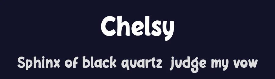 Chelsy by Maulana Creative — Decorative Font — thumbnail 2