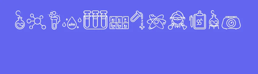 Chemistry Icon by lhiamp Philip — Dingbats Font — thumbnail 3