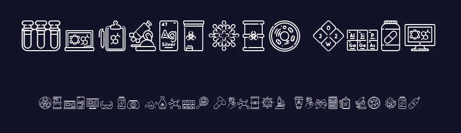 Chemistry Icon by lhiamp Philip — Dingbats Font — thumbnail 2