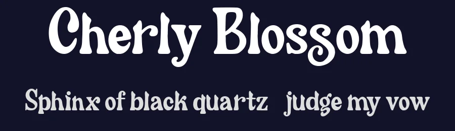 Cherly Blossom by Creatype Studio — Decorative Font — thumbnail 2
