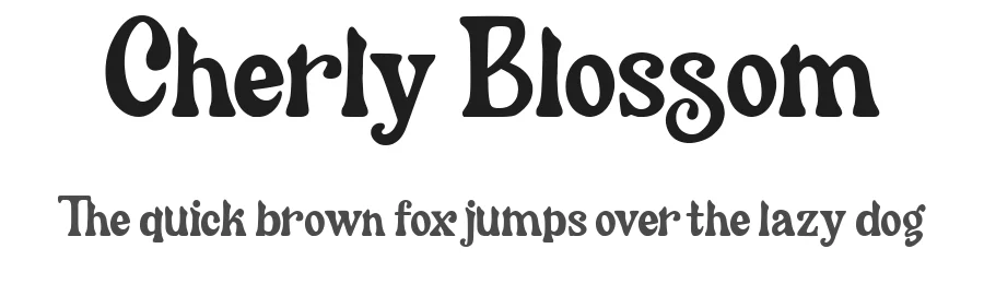 Cherly Blossom by Creatype Studio — Decorative Font