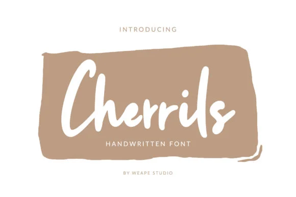 Cherrils Font by Weape Design — Script Handwritten Font