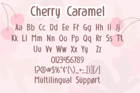 Cherry Caramel Font by Deedeetype — Script Handwritten Font — thumbnail 2