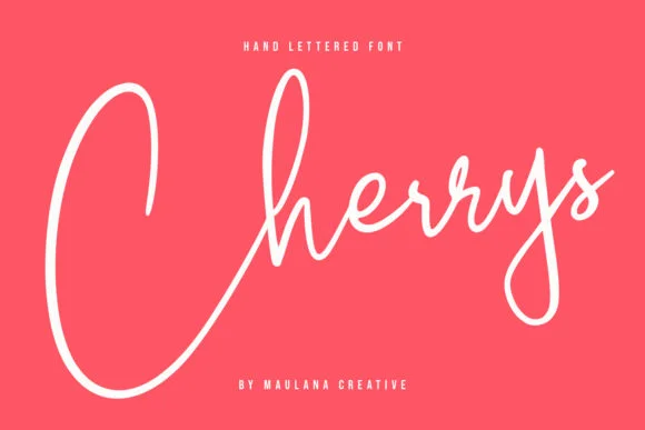 Cherrys Font by Maulana Creative — Script Handwritten Font