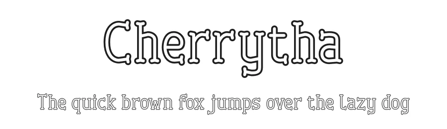 Cherrytha by 7NTypes — Decorative Font