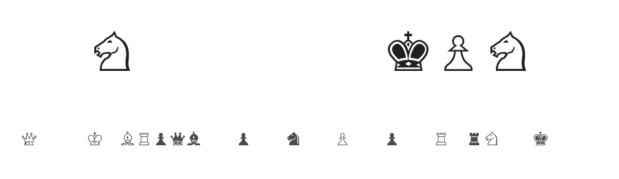 Chess Alpha by Eric Bentzen — Dingbats Font