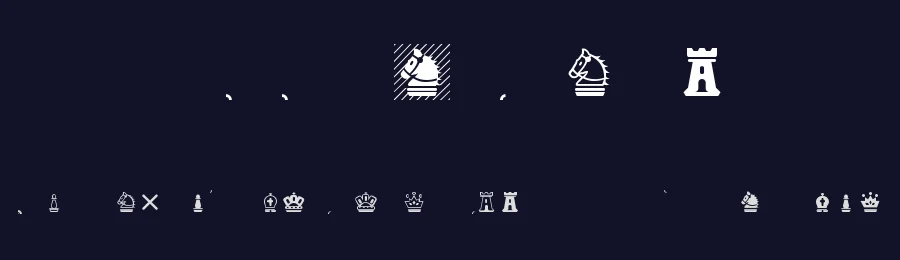 Chess Magnetic by Armando Hernandez Marroquin — Dingbats Font — thumbnail 2
