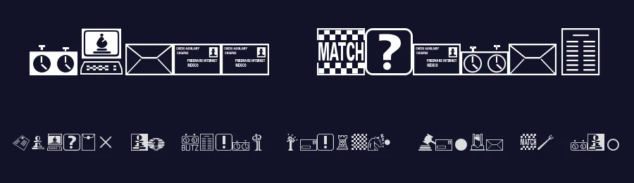 Chess Miscel by Armando Hernandez Marroquin — Dingbats Font — thumbnail 2