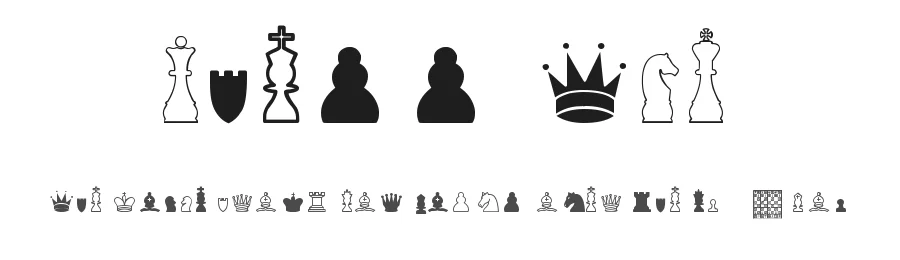 Chess TFB by zanatlija — Dingbats Font