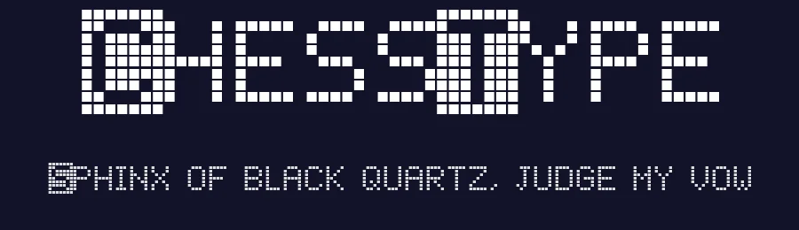 ChessType by Carl  Krull — Display Font — thumbnail 2