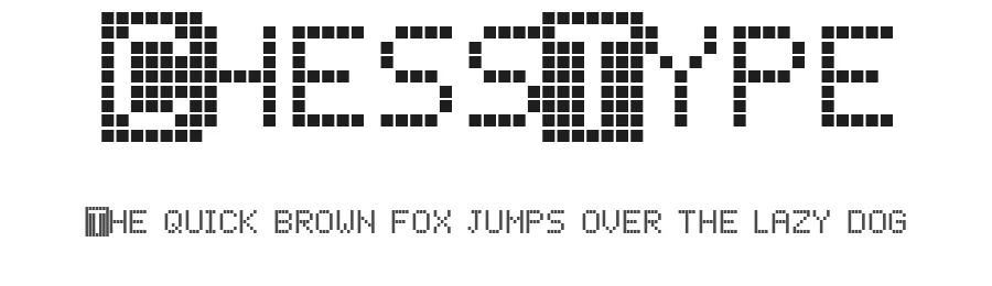 ChessType by Carl Krull — Display Font