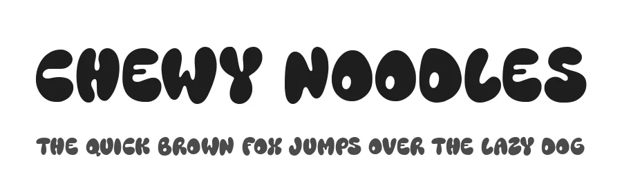 Chewy Noodles