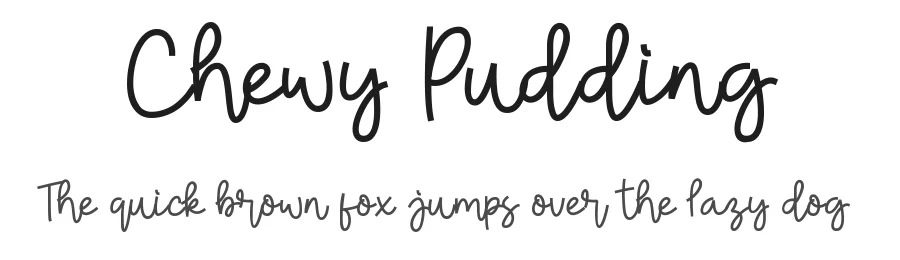 Chewy Pudding