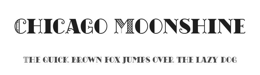 Chicago Moonshine by Roland Huse Design — Decorative Font