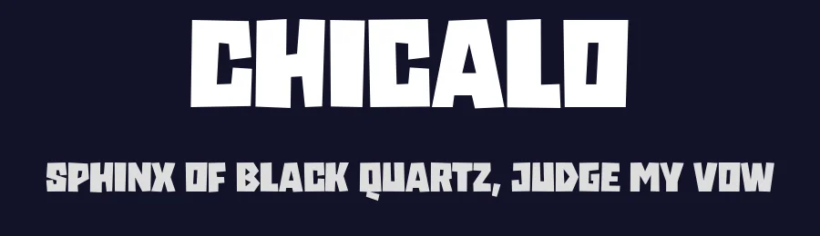 Chicalo by Eko Bimantara — Decorative Font — thumbnail 2