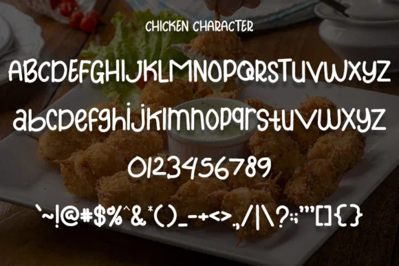 Chicken Font by FL Space by FL Space — Script Handwritten Font — thumbnail 4
