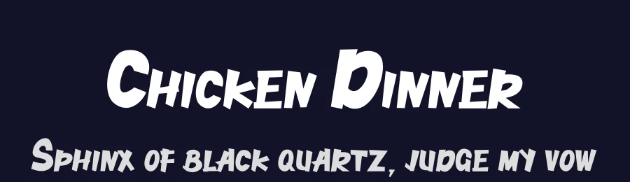 Chicken Dinner by Willetter Studio — Decorative Font — thumbnail 2