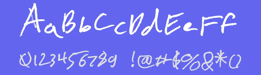 Chicken Scratch by FontPanda — Script Handwritten Font — thumbnail 3