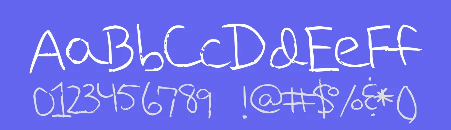 Chicken Scratch by FrayedDawn — Script Handwritten Font — thumbnail 3