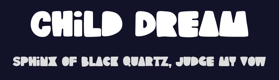 Child Dream by Tokokoo Studio — Decorative Font — thumbnail 2